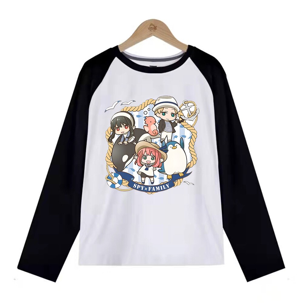 Spy X Family Graphic T-shirts - Kawaii Stop - Anime, Anya, Cartoon Print, Clothing, Cotton, Forger, Graphic Tshirt, Japanese, Loid Yor, Long Sleeve, Men's Clothing &amp; Accessories, Men's T-Shirts, Men's Tops &amp; Tees, Patchwork, Spy X Family, T Shirt, T-Shirts, Tops &amp; Tees, Women's Clothing &amp; Accessories