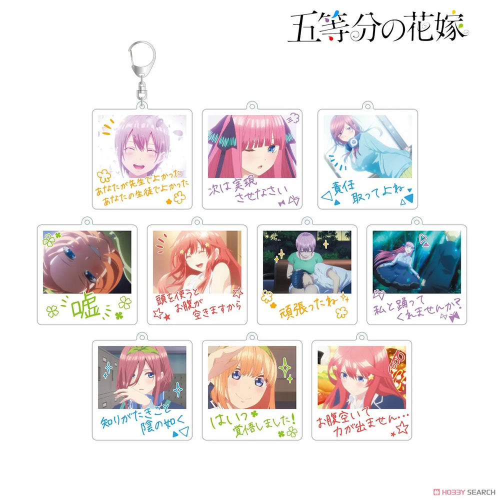 The Quintessential Quintuplets Trading Words Acrylic Key Ring Blind Box (1 Blind Box) - Figurines - Figures - 1