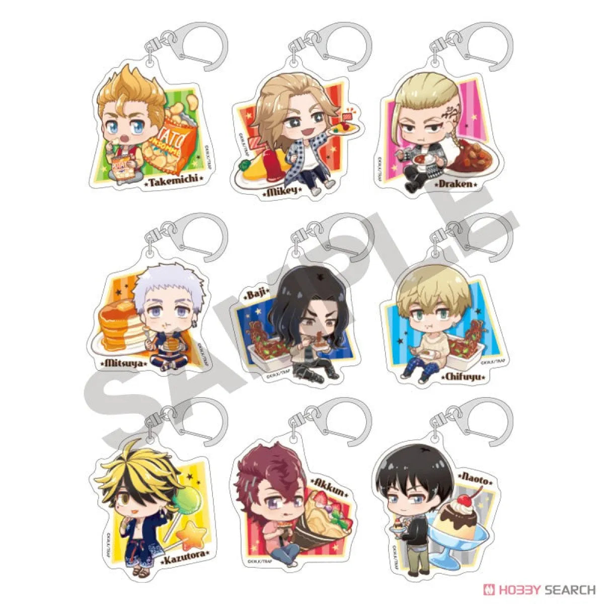 Tokyo Revengers Trading Acrylic Key Ring Chara Peko Blind Box (1 Blind Box) - Figurines - Figures - 1