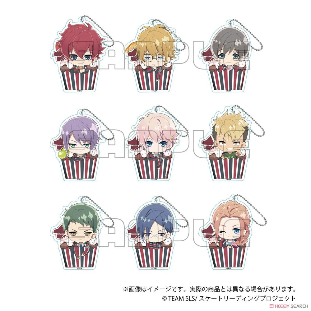Skate Leading Stars Trading Acrylic Key Ring A Keychain blind box (1 Blind Box) Best Sellers - Keychain - 1
