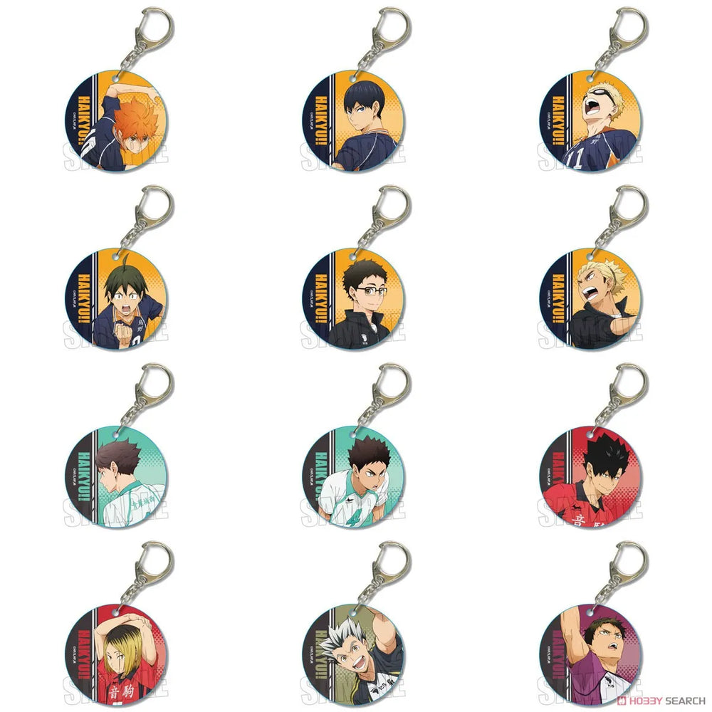 Haikyuu!! Trading Soft Clear Charm Keychain blind box (1 Blind Box) Best Sellers - Keychain - 1