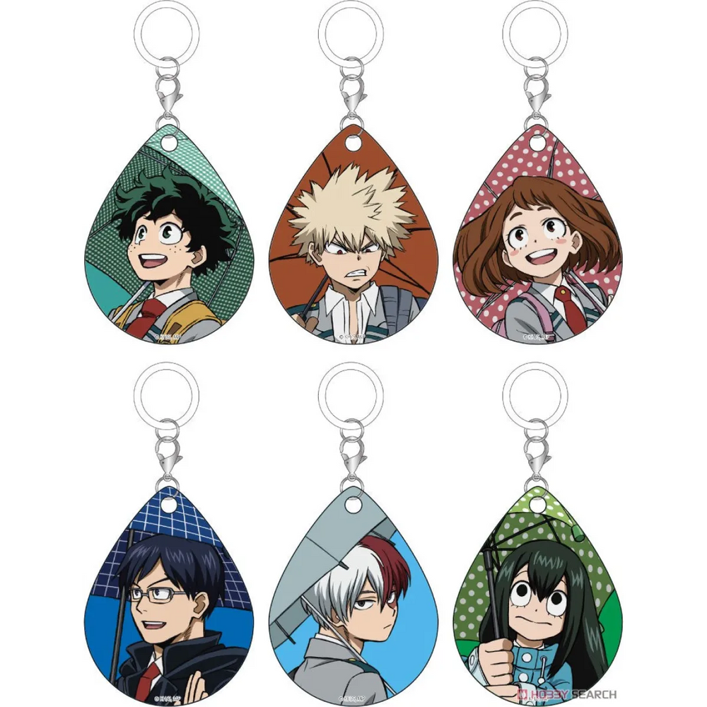 My Hero Academia Trading Acrylic Charm (Umbrella Maker) (Rainy Day) Keychain blind box (1 Blind Box) Gifts - Keychain