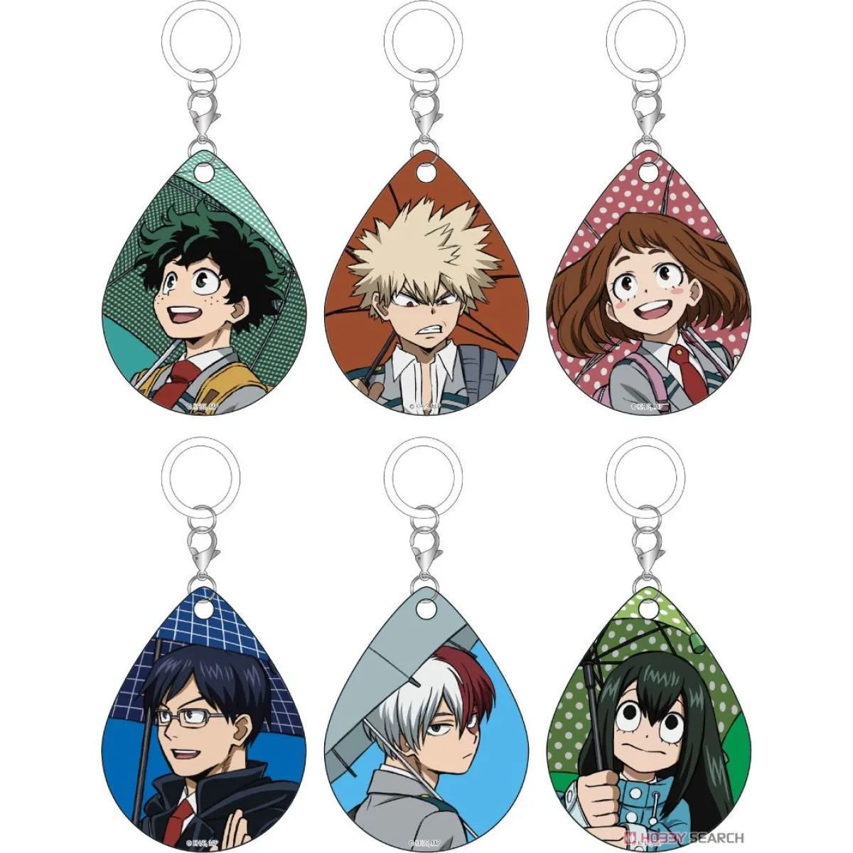 My Hero Academia Trading Acrylic Charm (Umbrella Maker) (Rainy Day) Keychain blind box (1 Blind Box) Gifts - Keychain