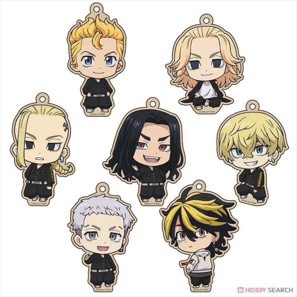 Tokyo Revengers TV Animation Trading Wooden Tag Strap Blind Box (1 Blind Box) - Best Sellers - Keychain - 1