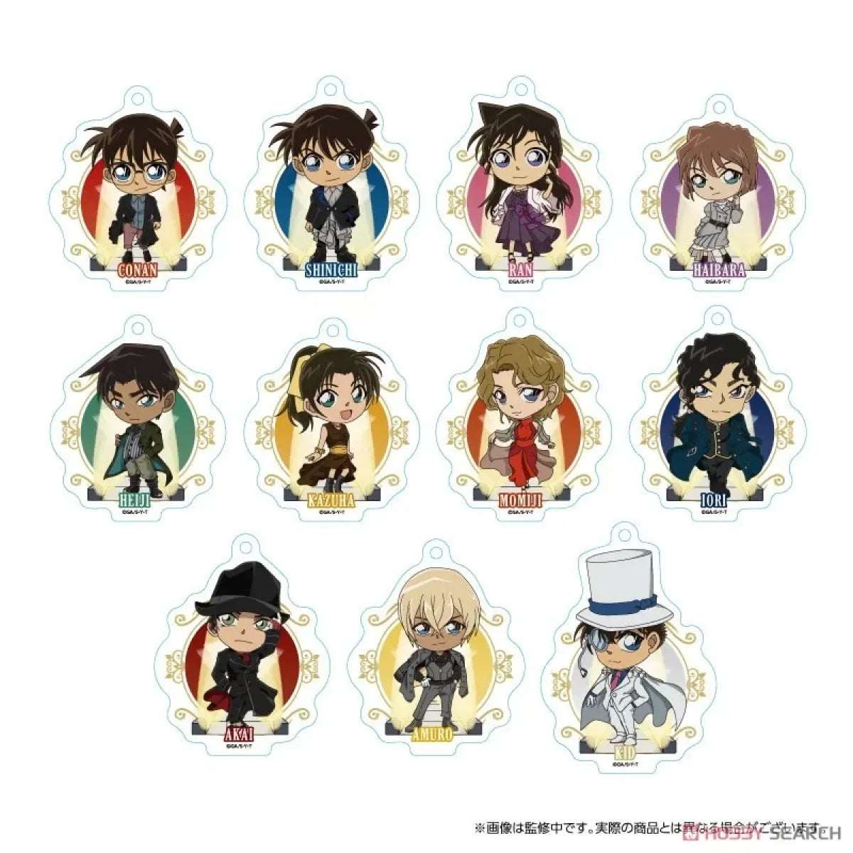 Detective Conan Trading Acrylic Key Ring Deformation Runway 2nd (1 Blind Box) - Gifts - Keychain - 1