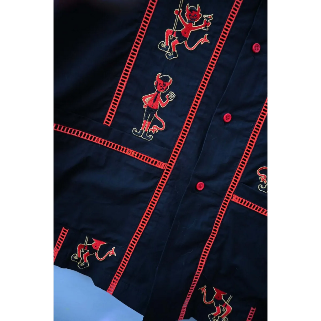 Men’s Tipsy Devils Cocktail Shirt - T-Shirts - Button-Up Shirt - 4