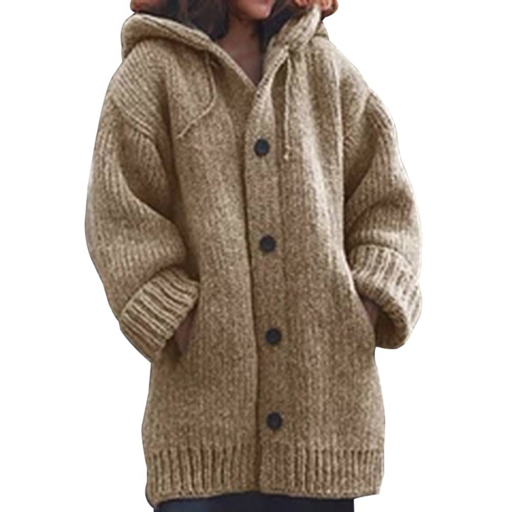 Winter Wool Coats for Women - Kawaii Stop - Adorable, Fashion, Kawaii, Knitted, Sweaters, Warm, Winter, Women's Clothing &amp; Accessories