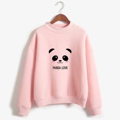Panda Love Sweatshirt - Kawaii Stop - Fashion, Harajuku, Hoodies &amp; Sweatshirts, Japanese, Kawaii, Korean, Love, Panda, Pastel, Sweatshirt, Women's Clothing &amp; Accessories