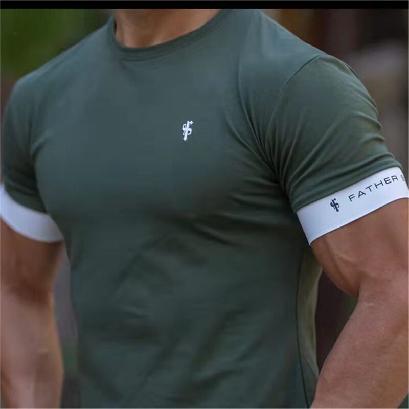 Casual Slim Fit T-Shirt for Men - Green / XXL - T-Shirts - Shirts & Tops - 8 - 2024