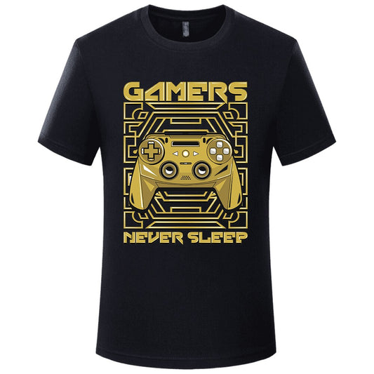 Gamers Never Sleep T-Shirt - Kawaii Stop - Kawaii Shop