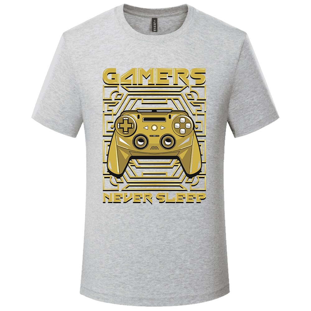 Gamers Never Sleep T-Shirt - Kawaii Stop - Clothing, Cotton, Game, Gamer, Gamers, Gamers Never Sleep, Japanese, Men's, Men's Clothing &amp; Accessories, Men's T-Shirts, Men's Tops &amp; Tees, Never, Printed, Short Sleeve, Sleep, Summer, T Shirt, Top, Tshirt