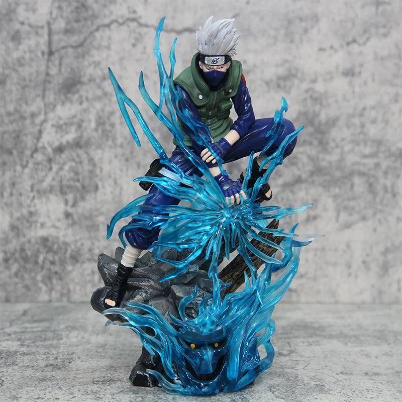 24cm Naruto Anime Action Figurine Hatake Kakashi Figuras Pvc Model Doll Decoration Model Statue Collection Toys