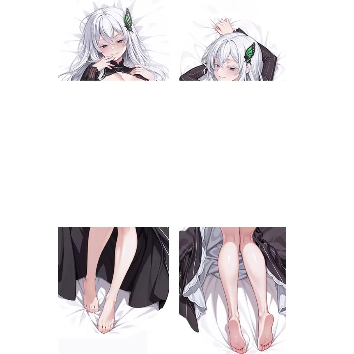 Re:Zero Echidna Dakimakura – 2WAY Hugging Body Pillow Cover - Dakimakura - Dakimakuras - 5