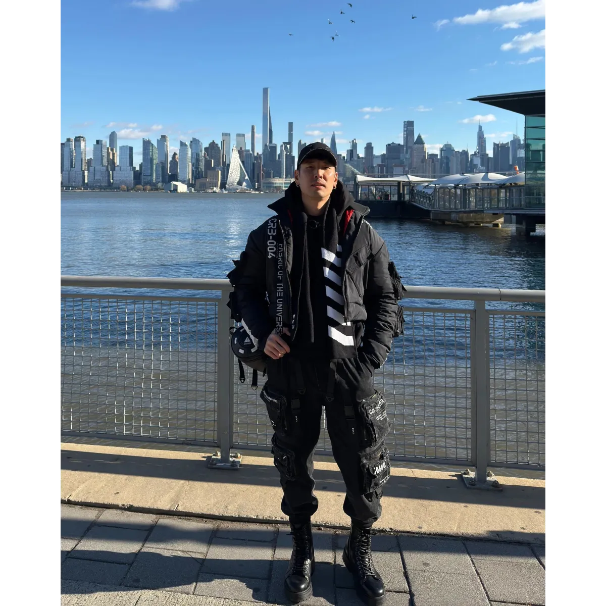 CRB-004 Black Crop Bomber Jacket - Women’s Clothing & Accessories - Jacket - 9