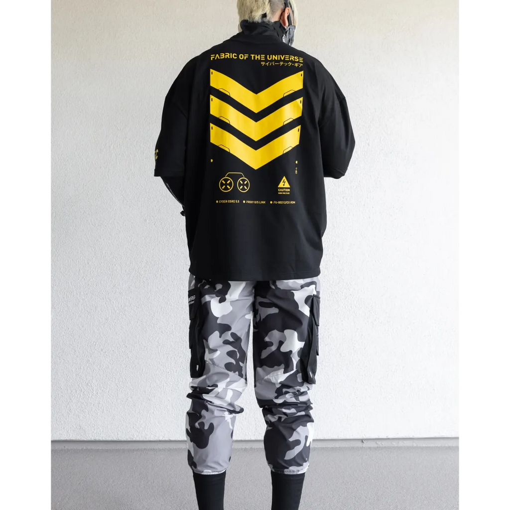 Cybercore Oversized Yellow Graphic T-Shirt - T-Shirts - T-Shirt - 7