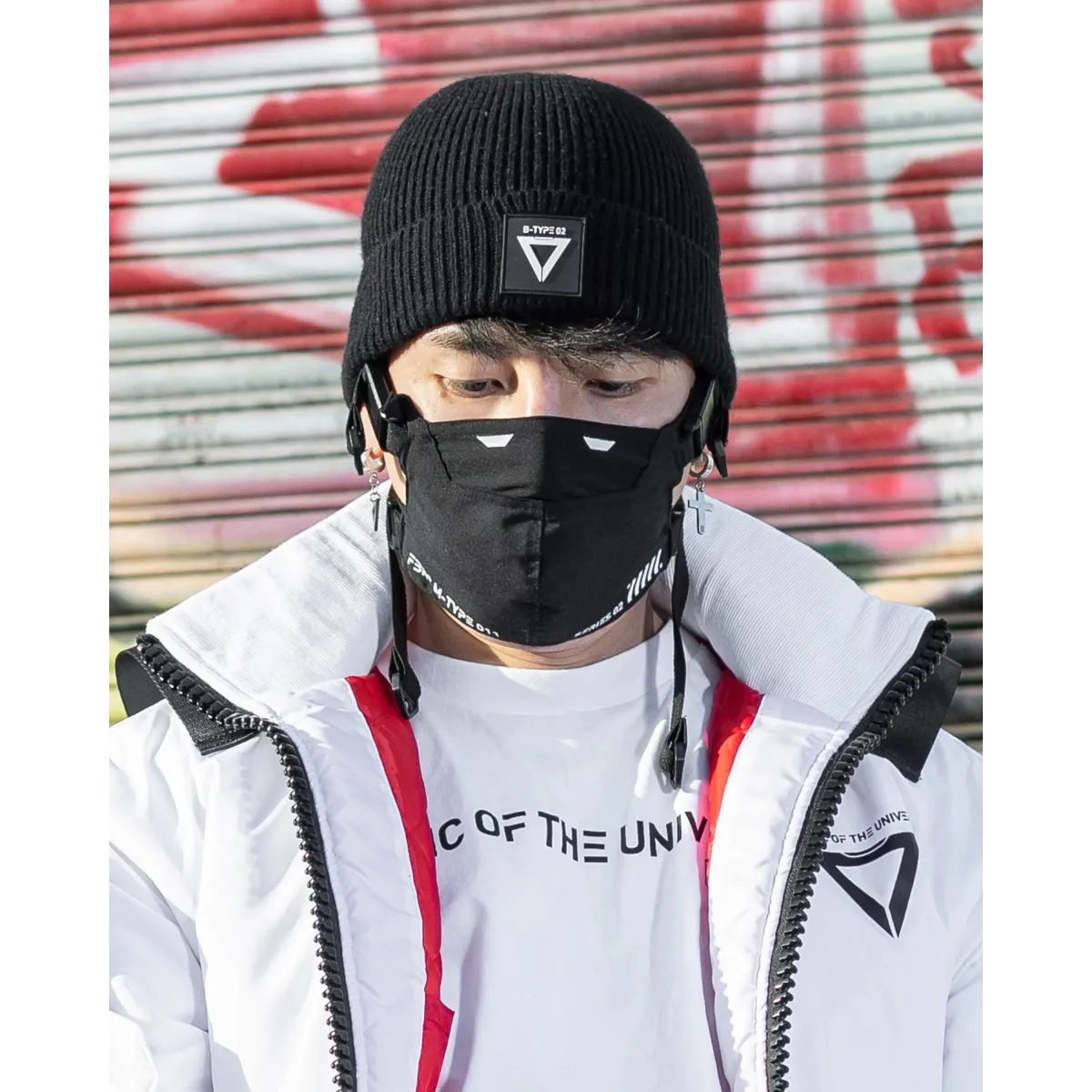 M-Type 011 Magnetic Strap Face Mask - Harajuku Style - Accessory - 3