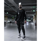 ONI Graphic Long Sleeve Tee by Fabric of the Universe - T-Shirts - T-Shirt - 4