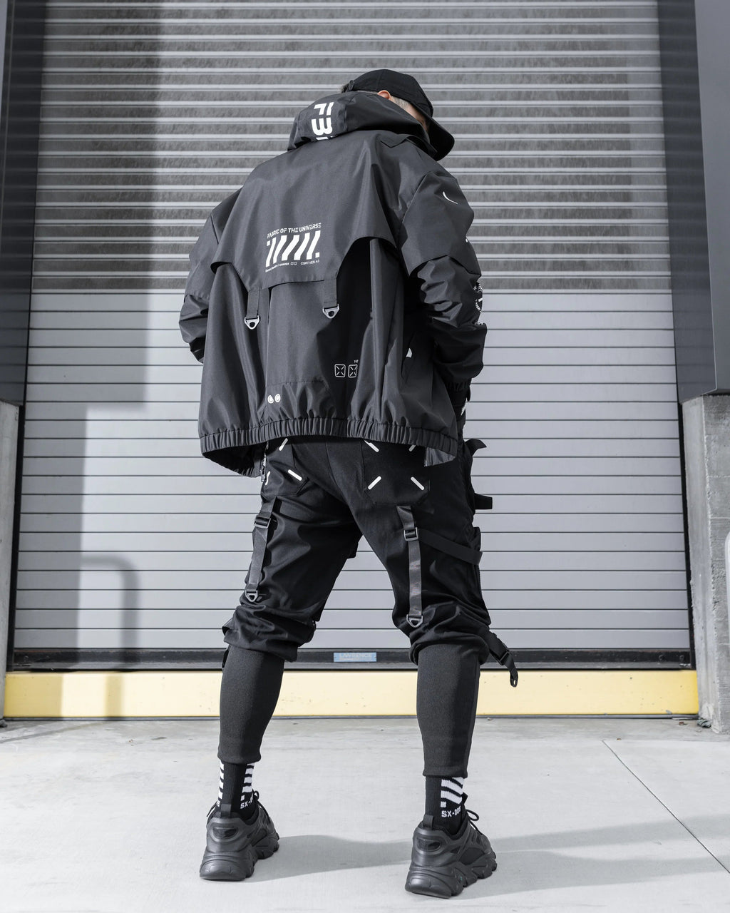 WB-Type 03A Cyberpunk Black Windbreaker