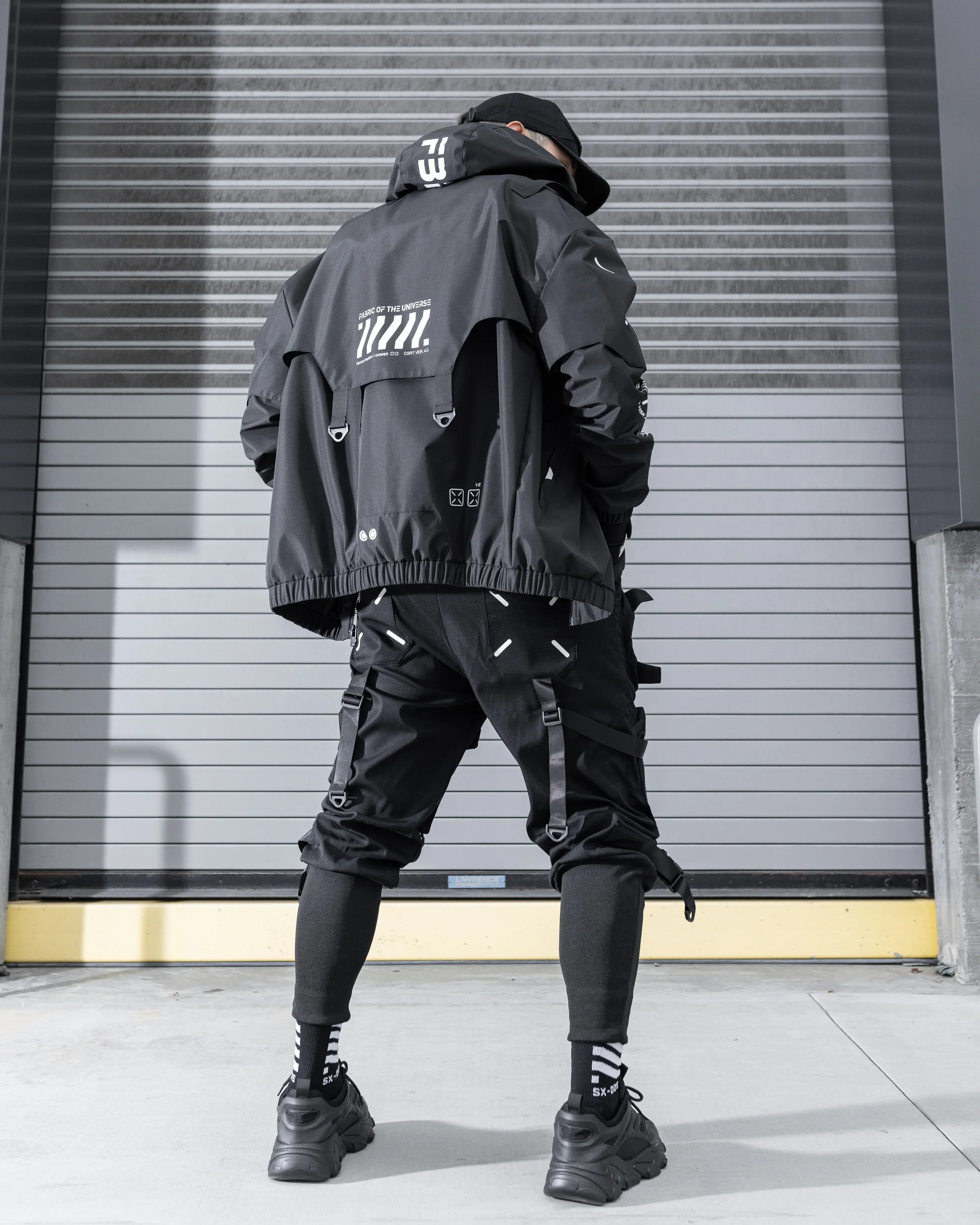 WB-Type 03A Cyberpunk Black Windbreaker
