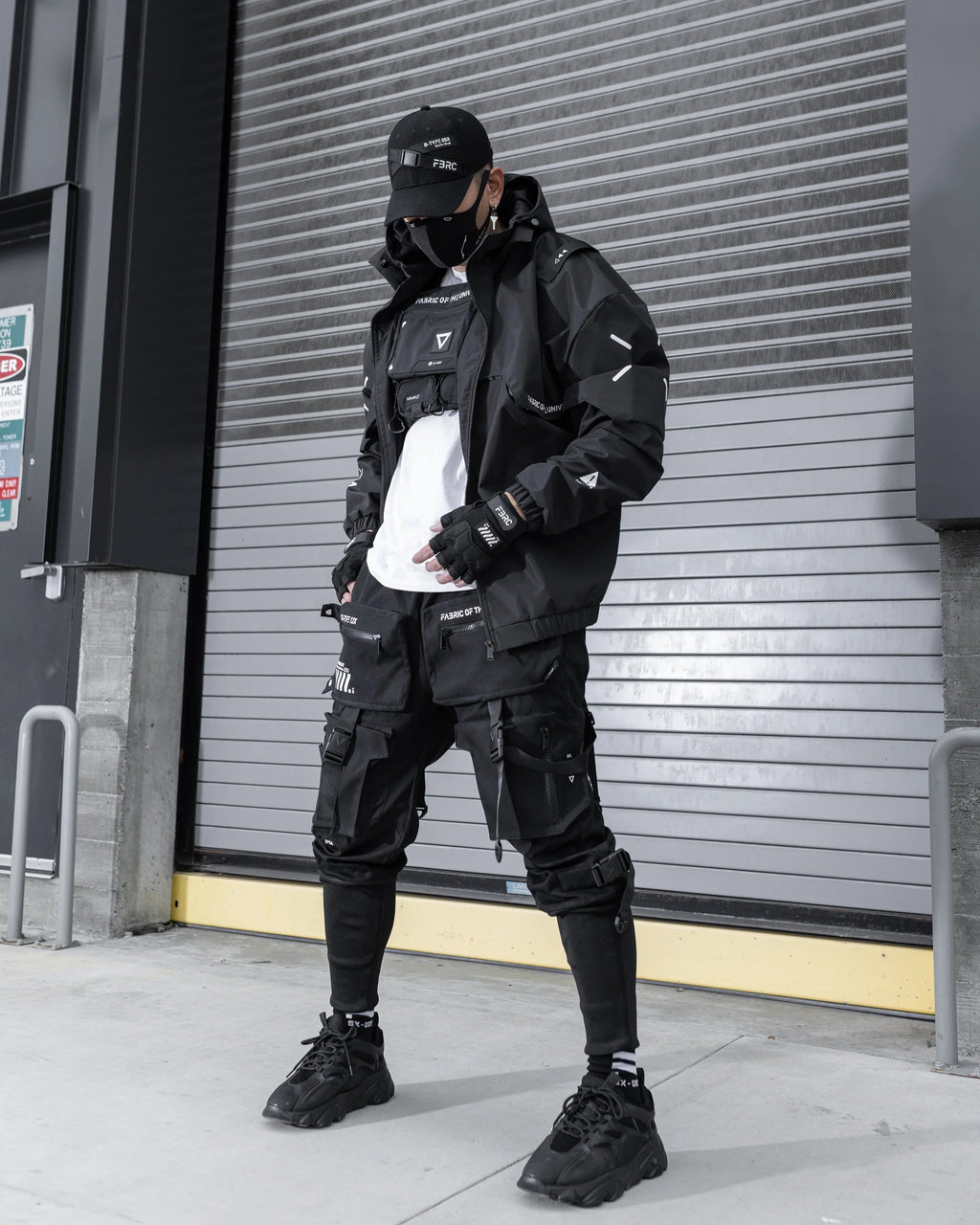 WB-Type 03A Cyberpunk Black Windbreaker