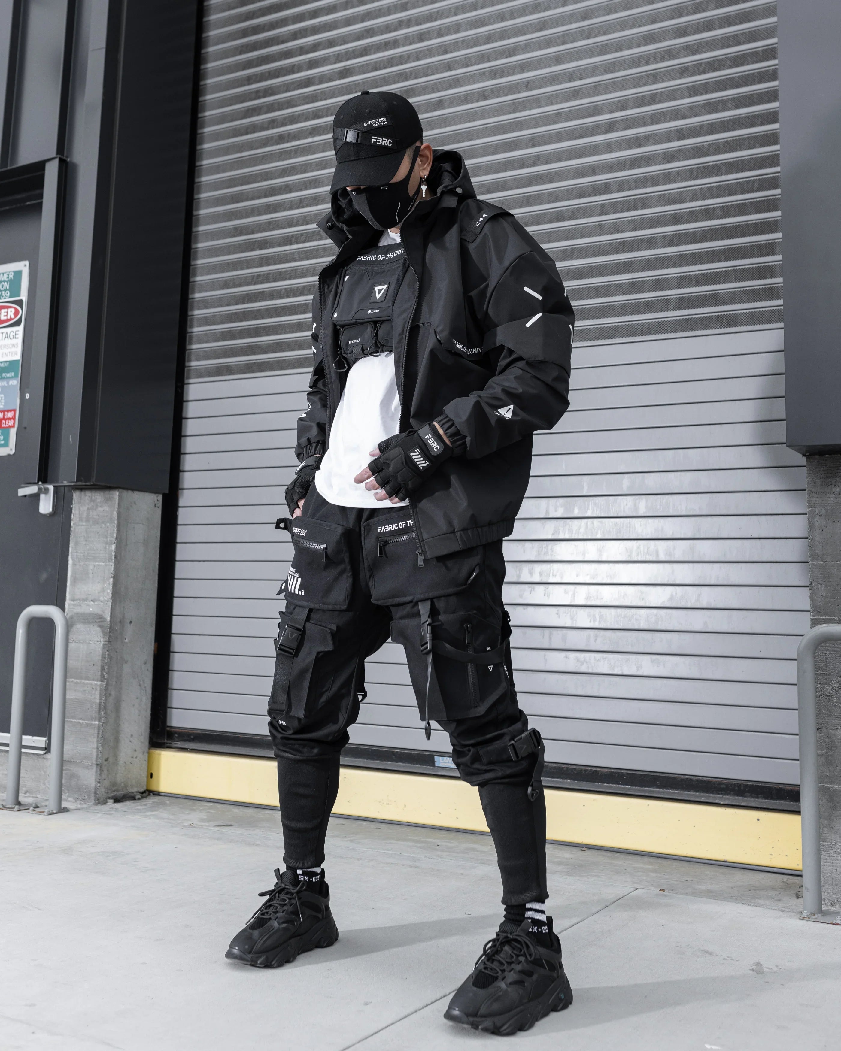 WB-Type 03A Cyberpunk Black Windbreaker