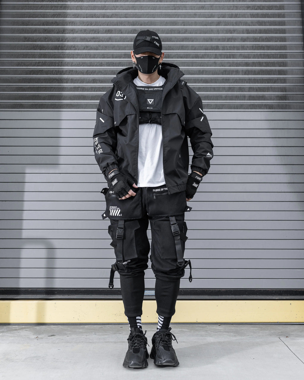 WB-Type 03A Cyberpunk Black Windbreaker