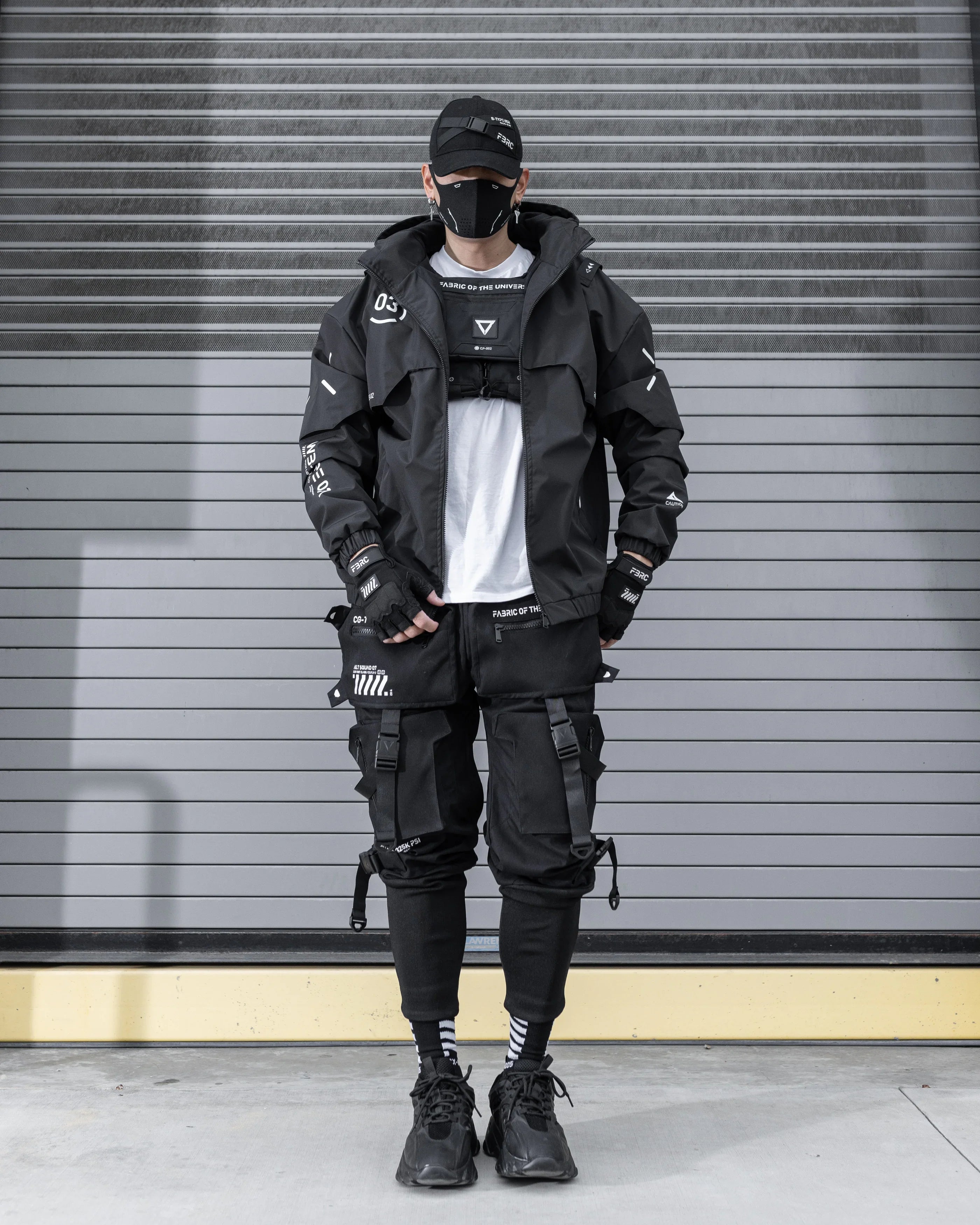 WB-Type 03A Cyberpunk Black Windbreaker