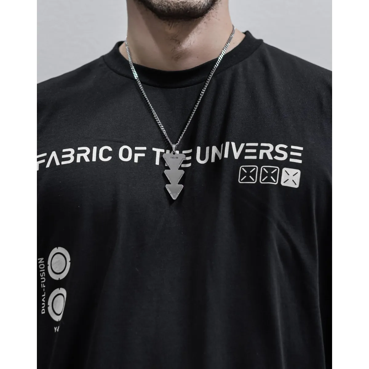 TRS-58 Triple Triangle Stainless Steel Necklace - T-Shirts - Necklace - 4