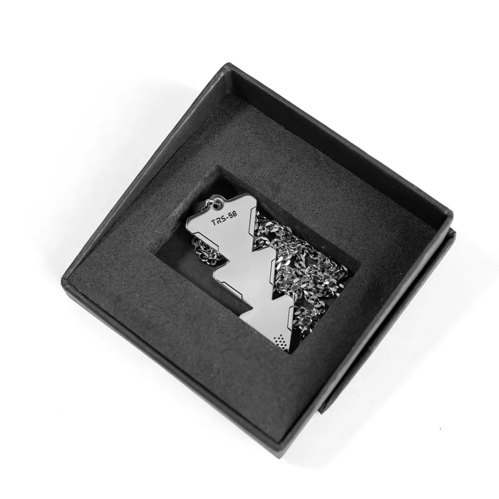 TRS-58 Triple Triangle Stainless Steel Necklace - T-Shirts - Necklace - 5
