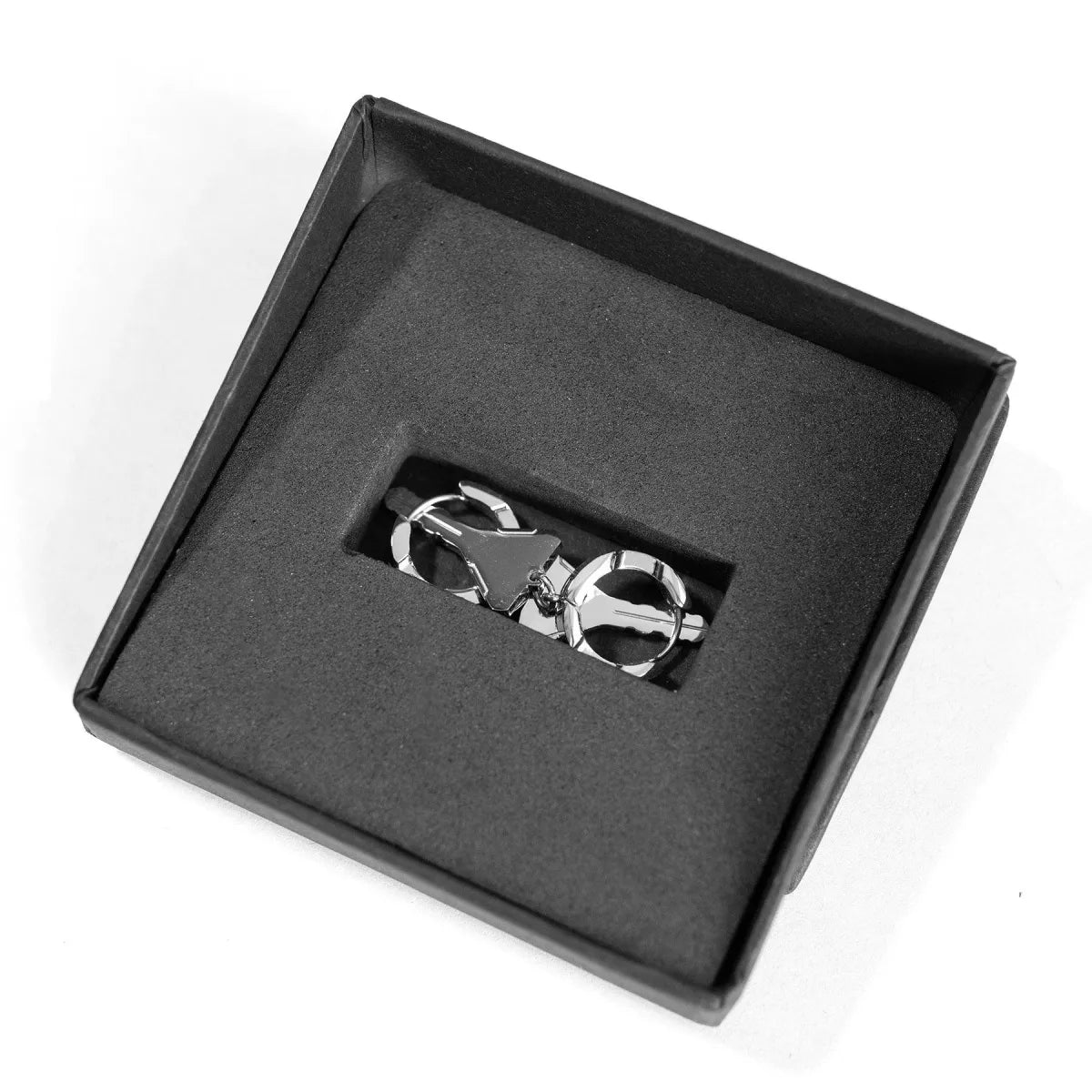 FBRC Stainless Steel Key Hoop Earrings - T-Shirts - Earrings - 7