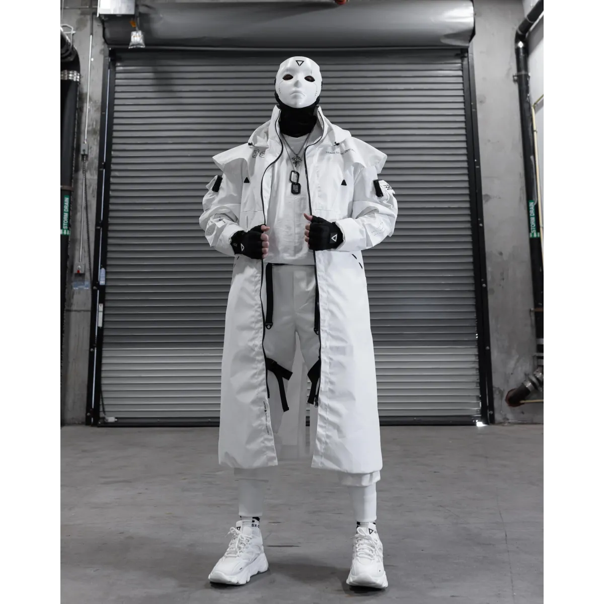 CC-020 White Commander’s Trench Coat - Harajuku Style - Coat - 6