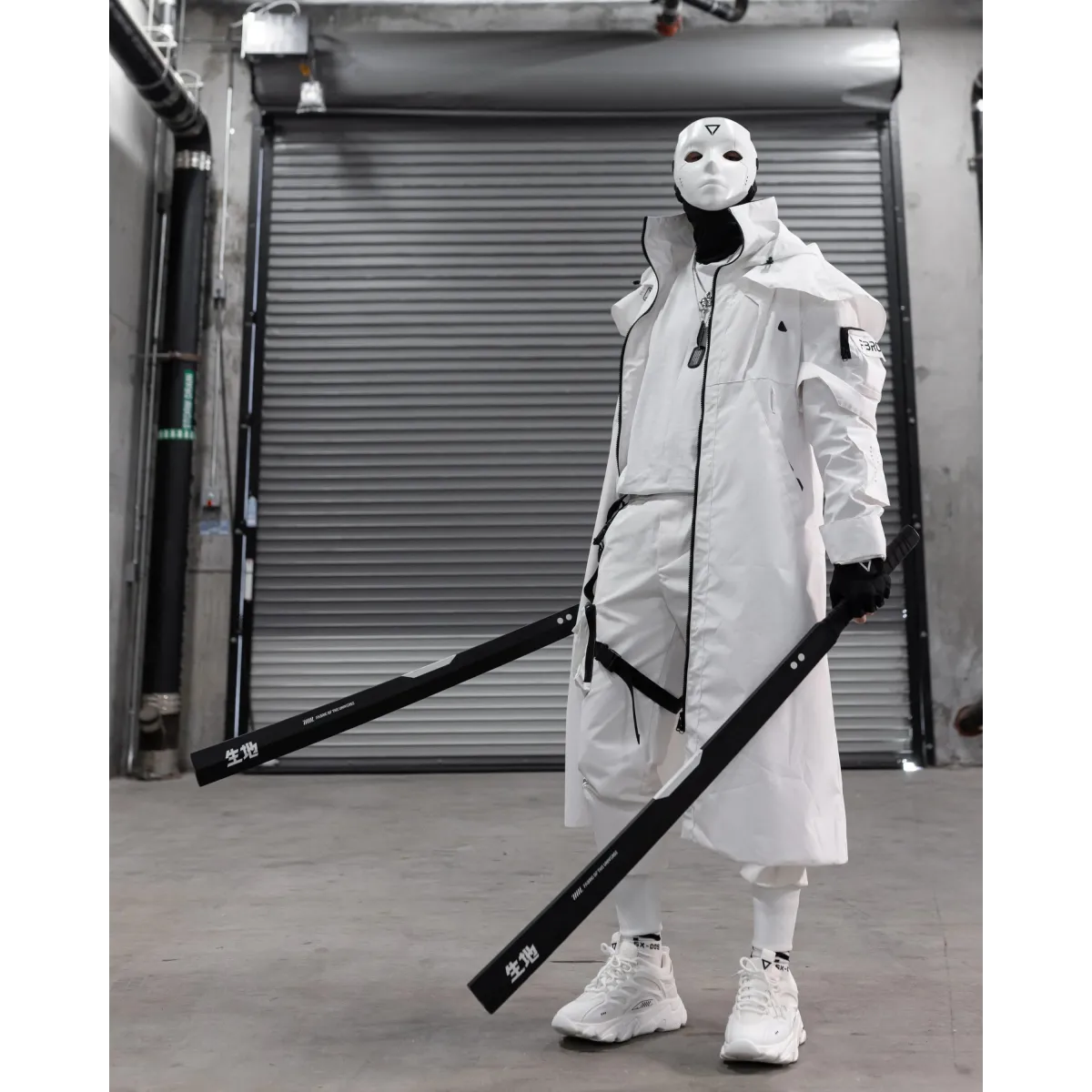 CC-020 White Commander’s Trench Coat - Harajuku Style - Coat - 7