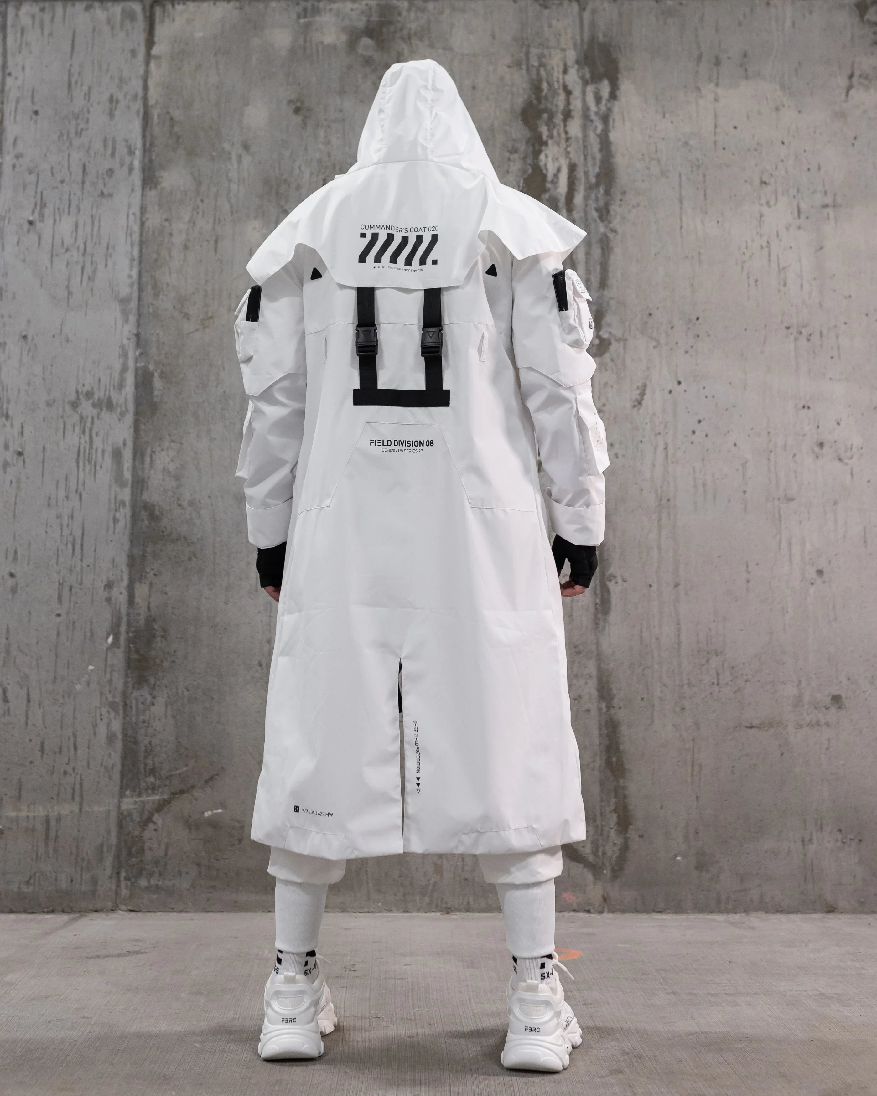 CC-020 White Commander's Trench Coat