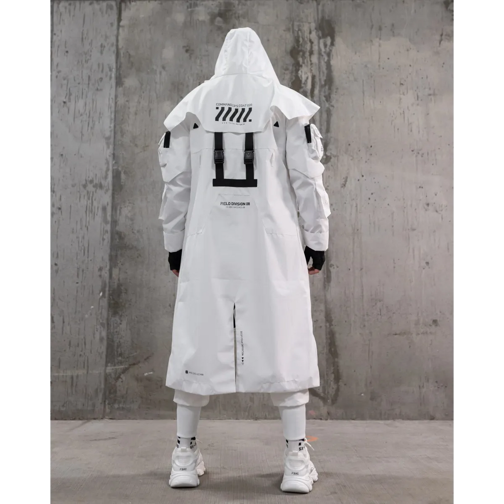 CC-020 White Commander’s Trench Coat - Harajuku Style - Coat - 5