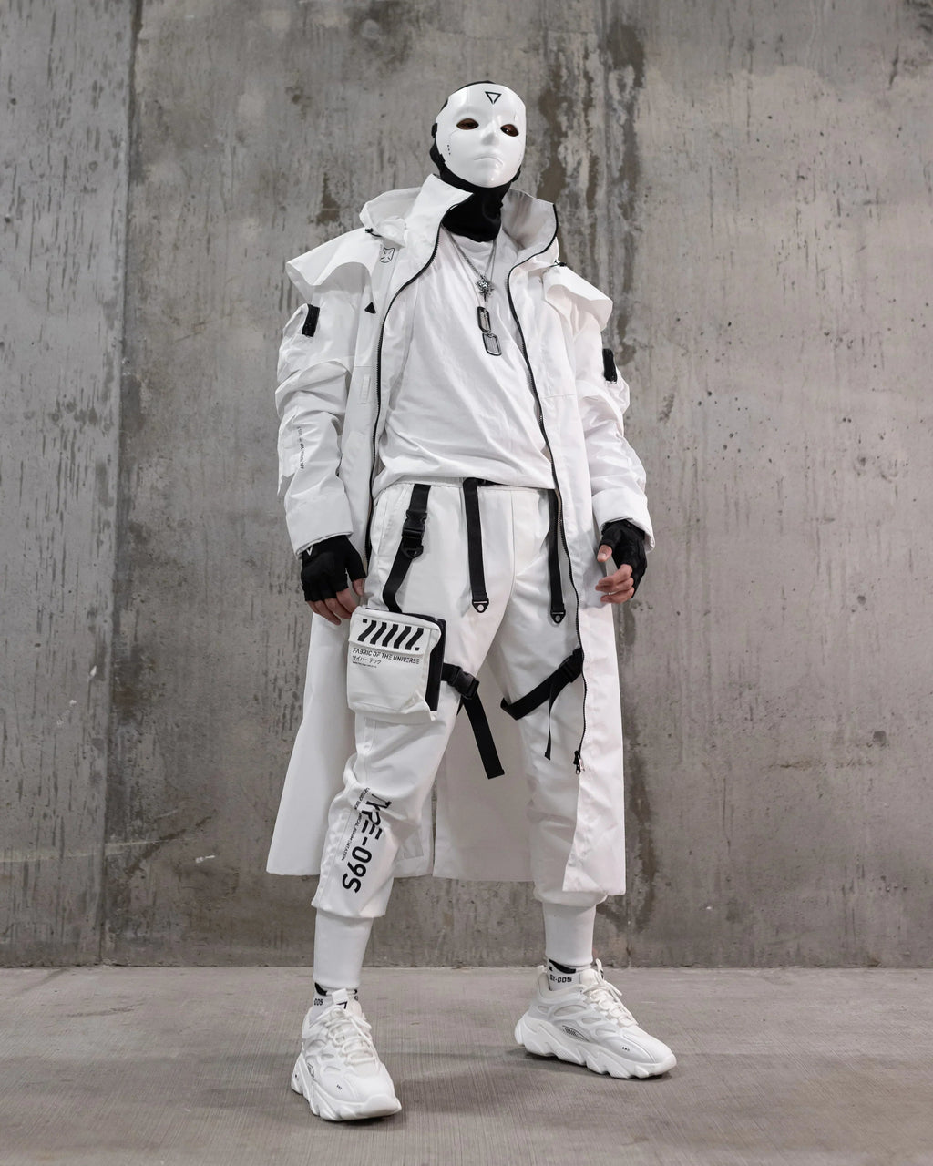 CC-020 White Commander's Trench Coat