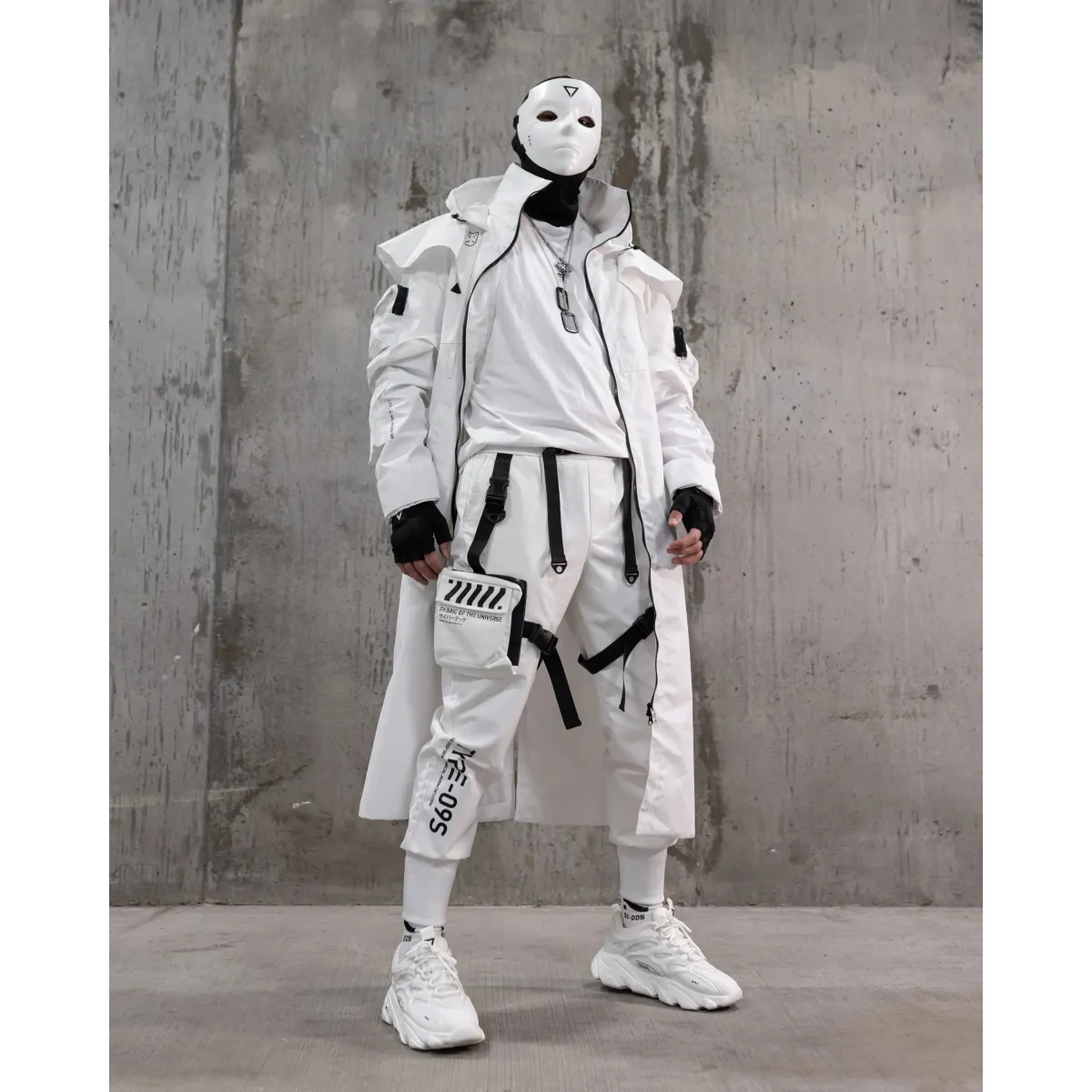 CC-020 White Commander’s Trench Coat - Harajuku Style - Coat - 4
