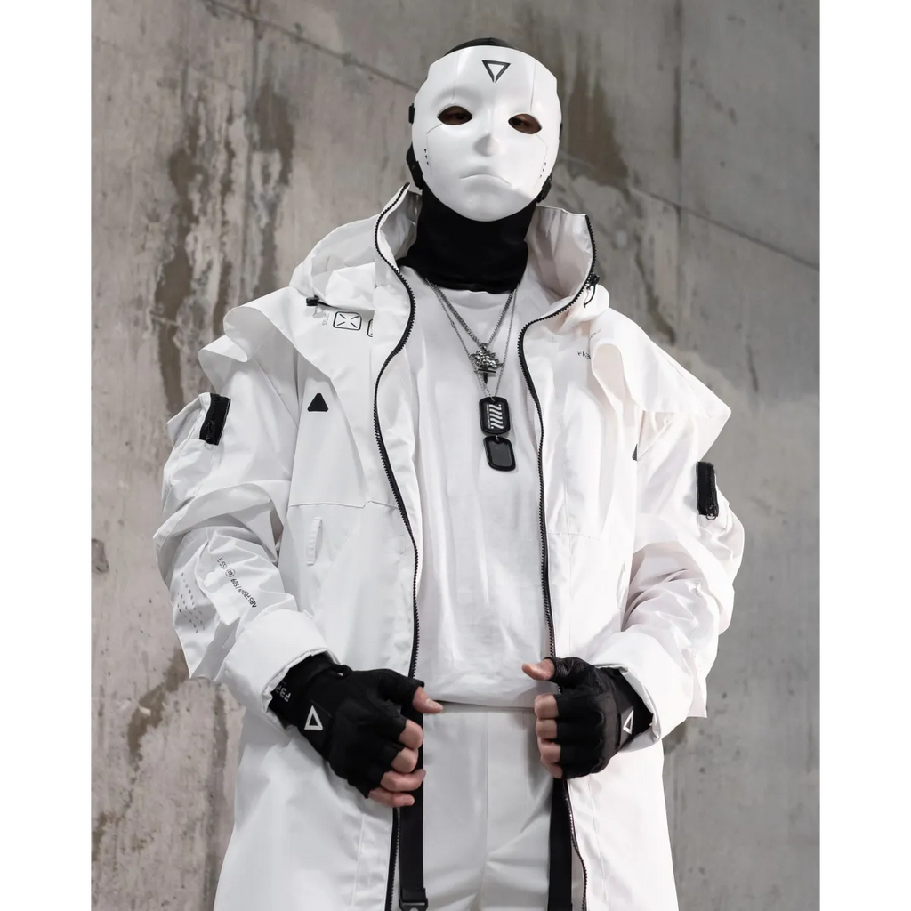 CC-020 White Commander’s Trench Coat - Harajuku Style - Coat - 3