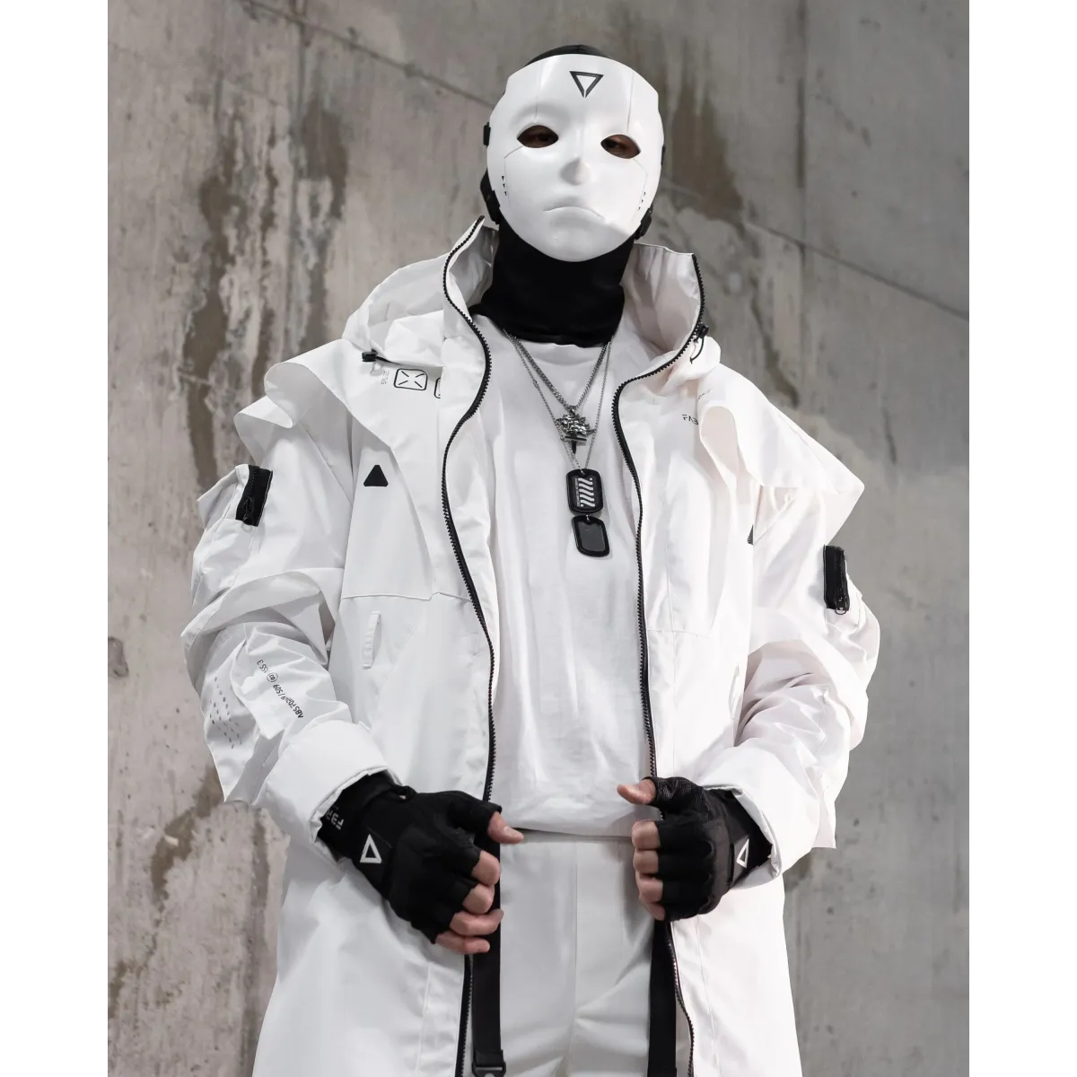 CC-020 White Commander’s Trench Coat - Harajuku Style - Coat - 3