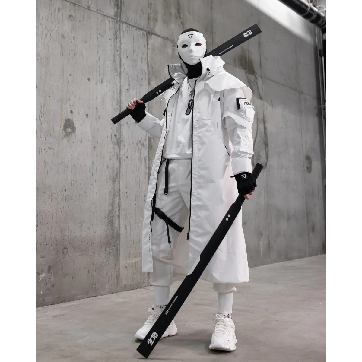 CC-020 White Commander’s Trench Coat - Harajuku Style - Coat - 8