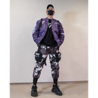 V3-3 Cybercore Purple Bomber Jacket - Jackets & Coats - Jacket - 3