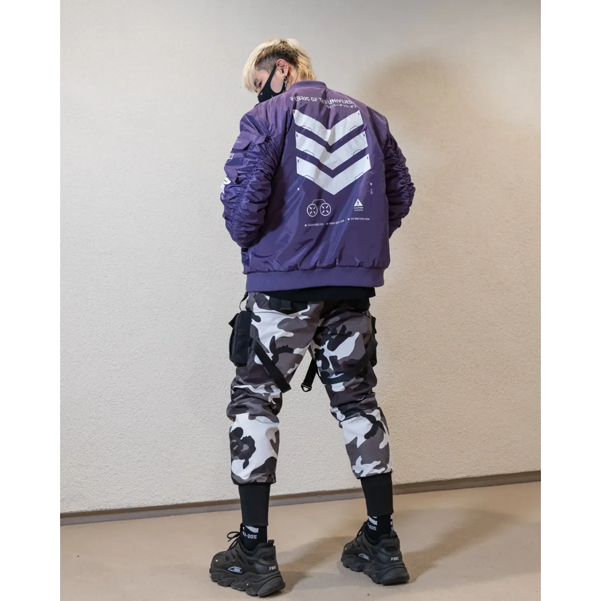 V3-3 Cybercore Purple Bomber Jacket - Jackets & Coats - Jacket - 4