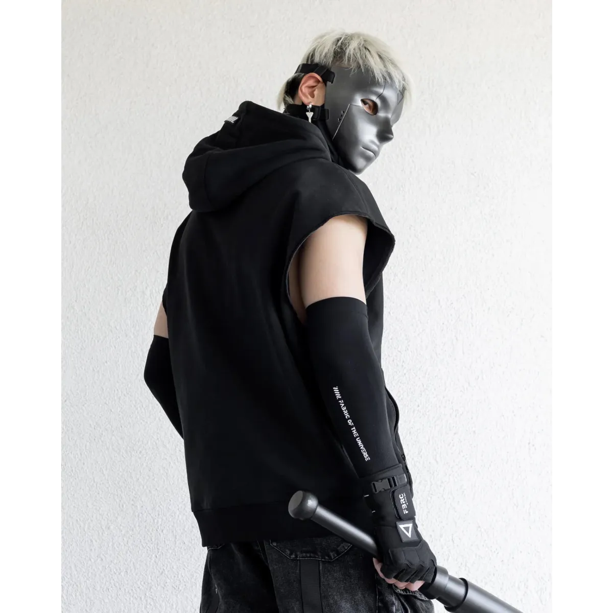 Genova 01A Gunmetal Resin Face Mask - Best Sellers - Costume Props - 6