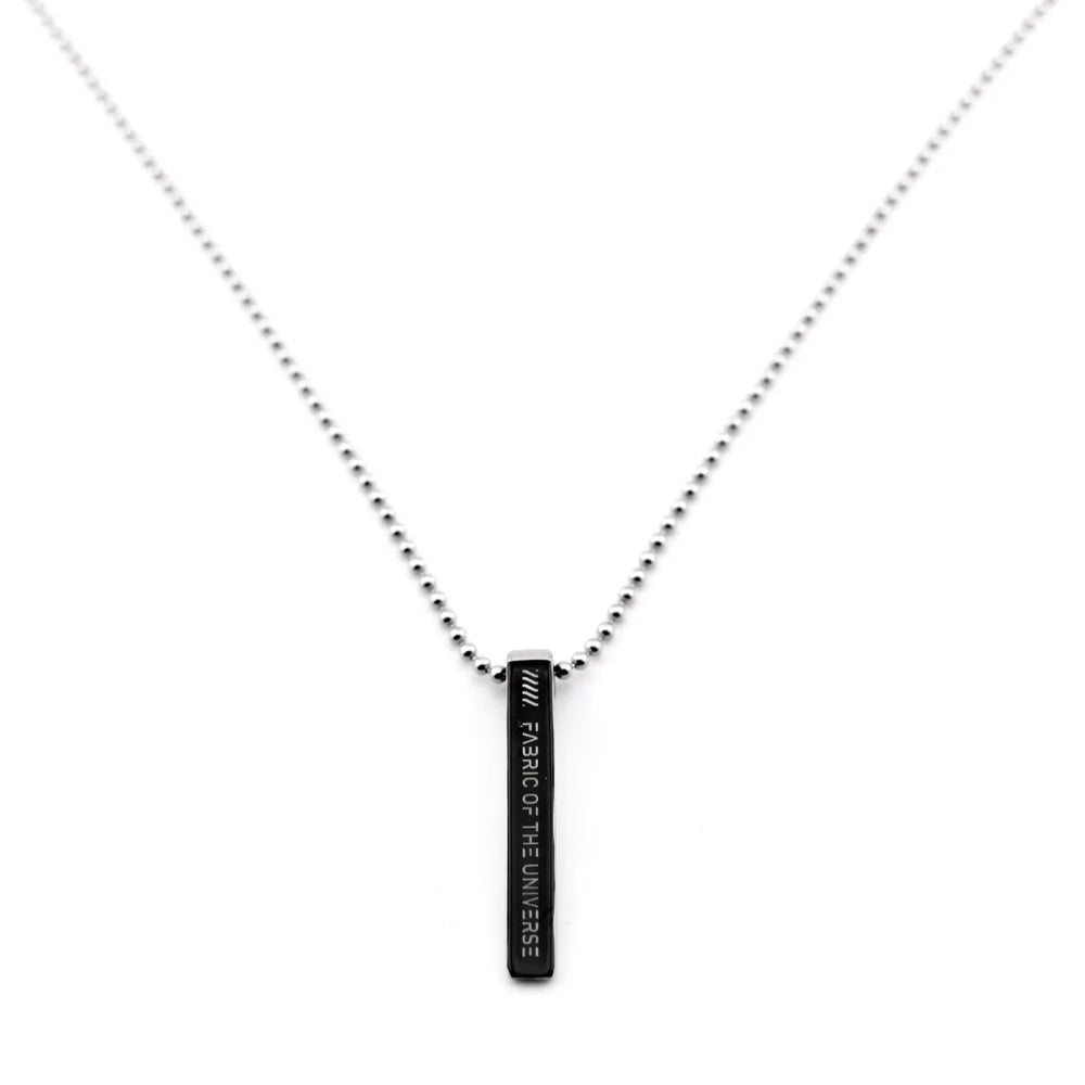 CSRT Stainless Steel Bar Pendant Necklace - T-Shirts - Necklace - 1