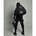 CRB-004 Black Crop Bomber Jacket - Women’s Clothing & Accessories - Jacket - 5