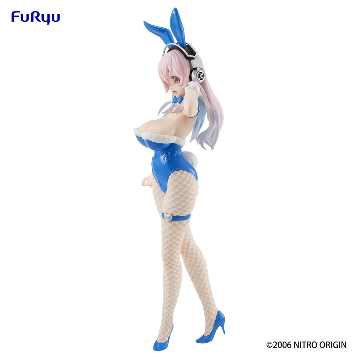 Super Sonico - Super Sonico BiCute Bunnies Figure (Blue Rabbit Ver.) - Figurines - Figures - 2