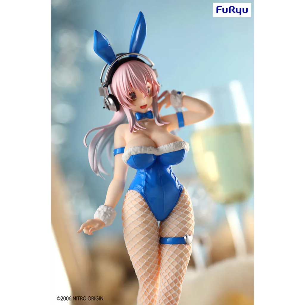 Super Sonico - Super Sonico BiCute Bunnies Figure (Blue Rabbit Ver.) - Figurines - Figures - 9