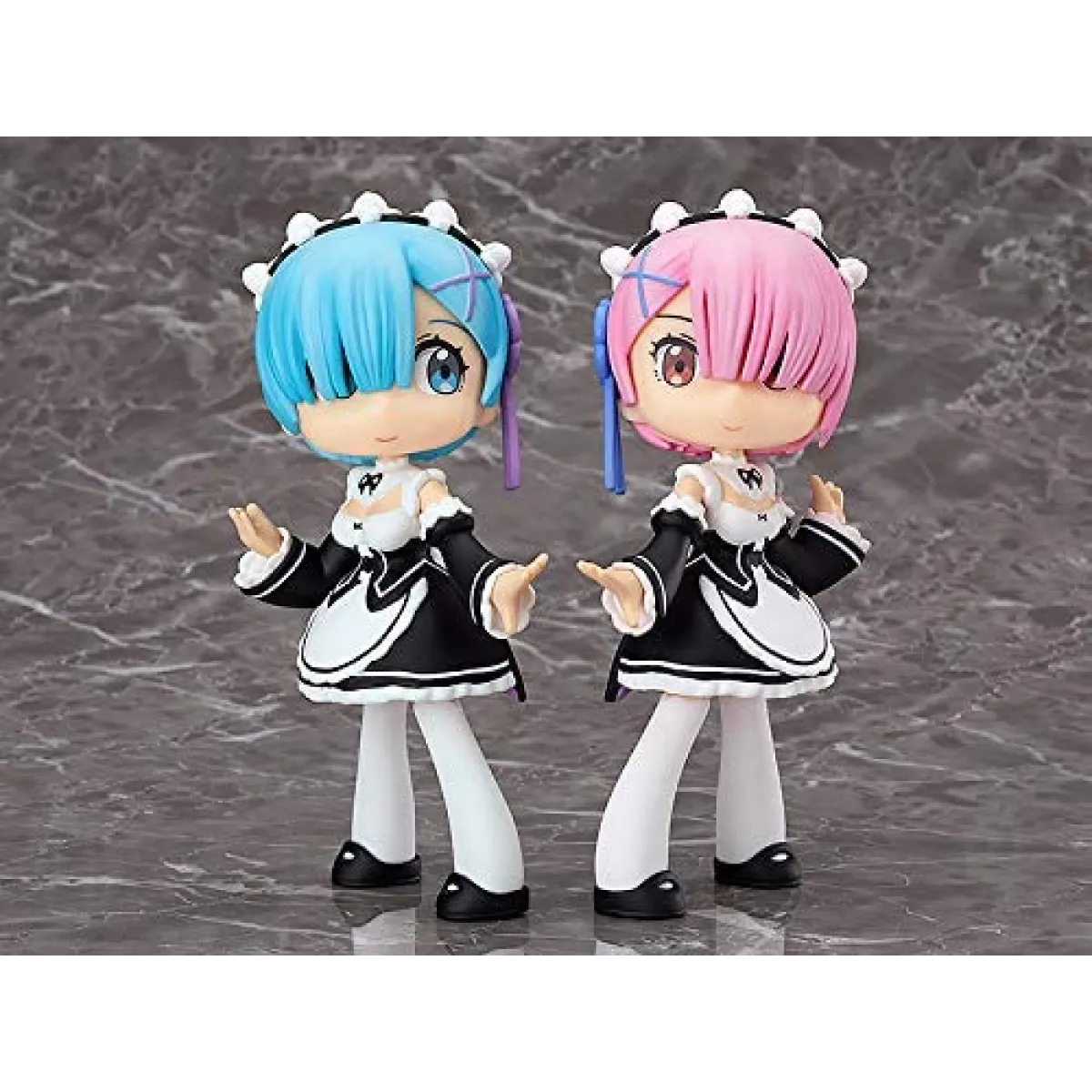 Fine Clover Re:Zero - Starting Life in Another World: Yurumari Rem & Ram Soft Vinyl Figures - Figurines - Figures - 2