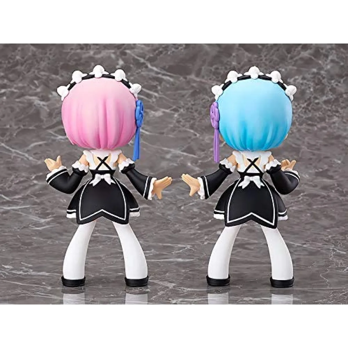 Fine Clover Re:Zero - Starting Life in Another World: Yurumari Rem & Ram Soft Vinyl Figures - Figurines - Figures - 3