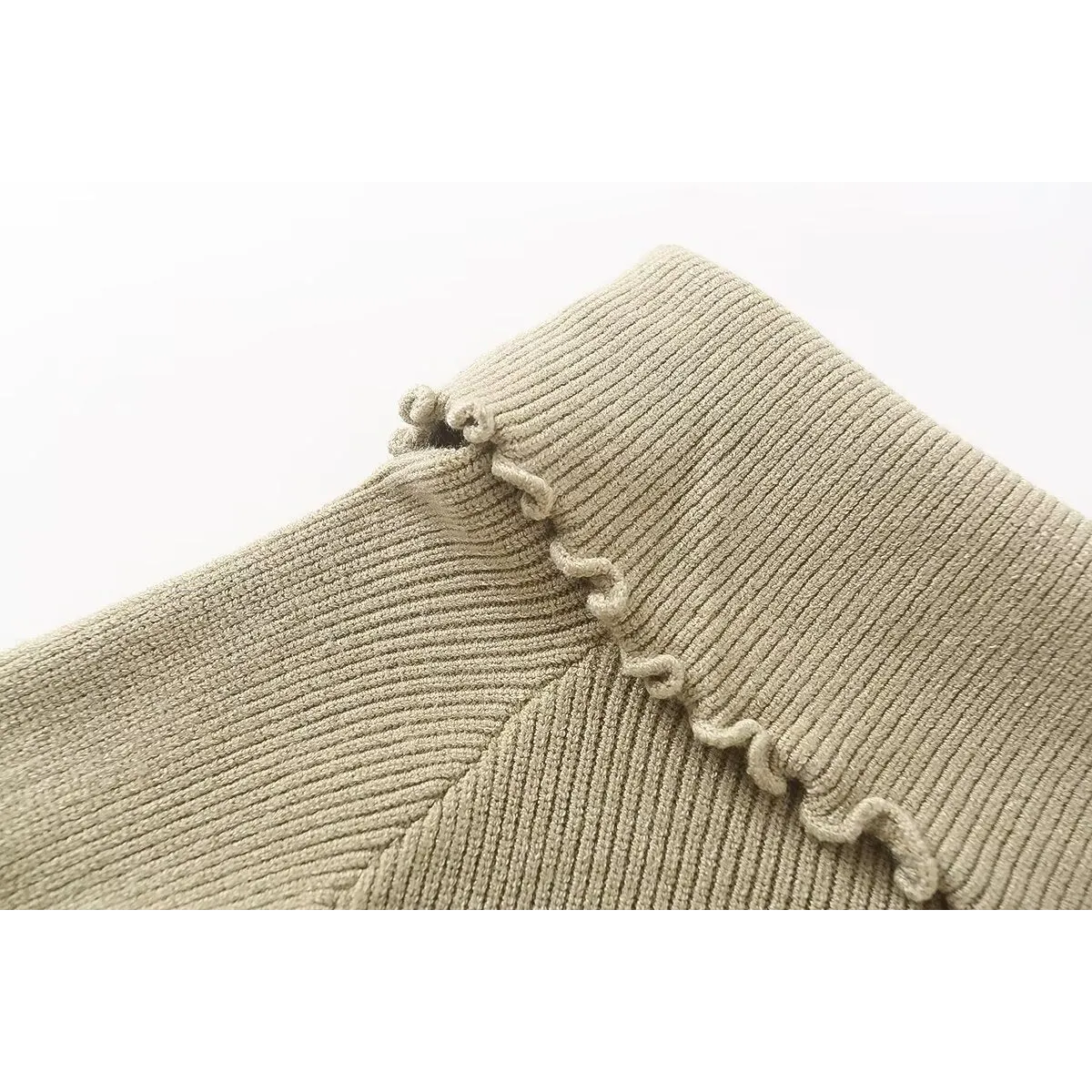 One Shoulder Long Sleeve Sweater - Sweaters - Sweater / Pullover - 3