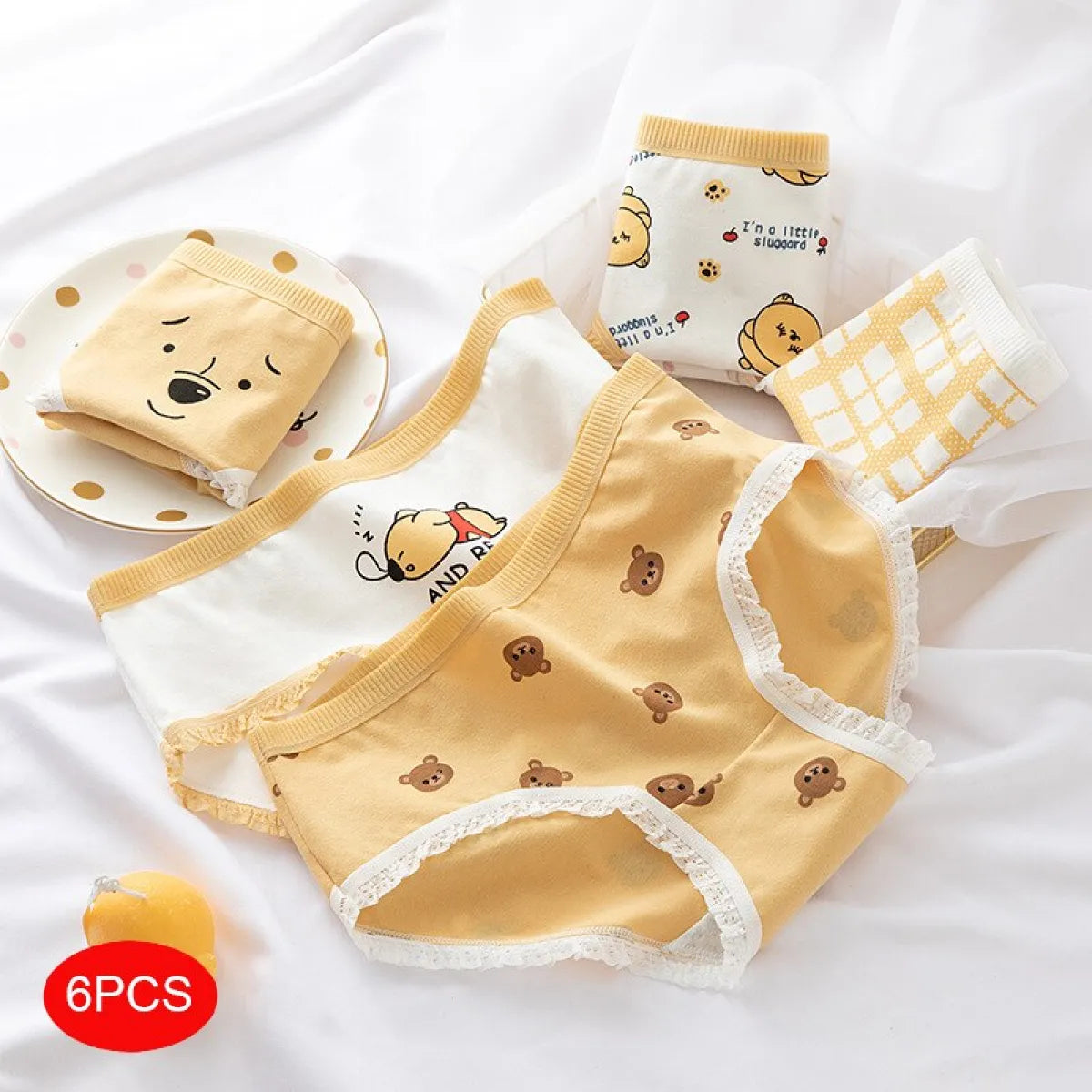 6-Pack Kawaii Strawberry Cotton Panties - Women’s Clothing & Accessories - 13